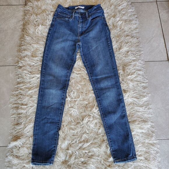 Levi's 721 High  Rise Skinny W 27 L 30 - Picture 7 of 7